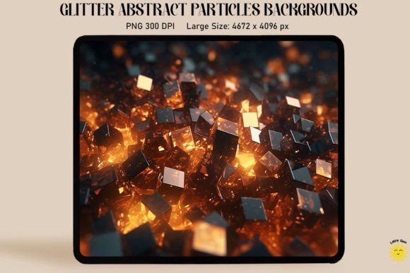 Abstract Brown Particles Backgrounds Graphics