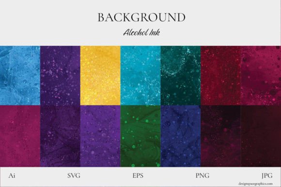 Alcohol Ink Art Backgrounds: Graphics & Backgrounds