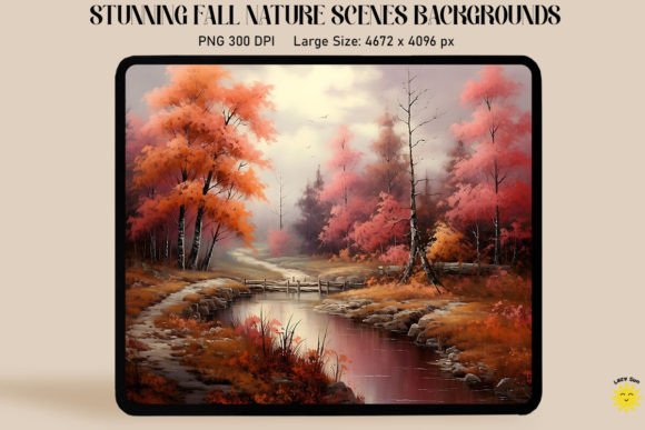 Beautiful Autumn Landscape Backgrounds Graphics