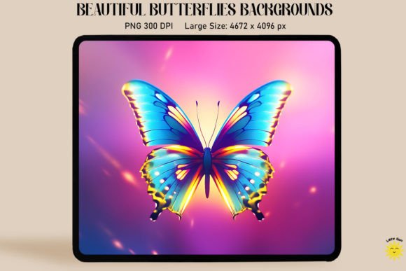 Beautiful Blue Butterfly Backgrounds Graphics