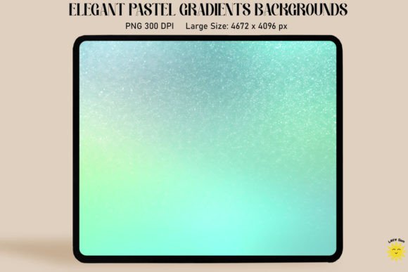 Blue Green Pastel Gradient Backgrounds Graphics