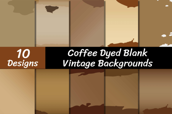 Coffee Backgrounds: Vintage Graphics for Authentic Branding