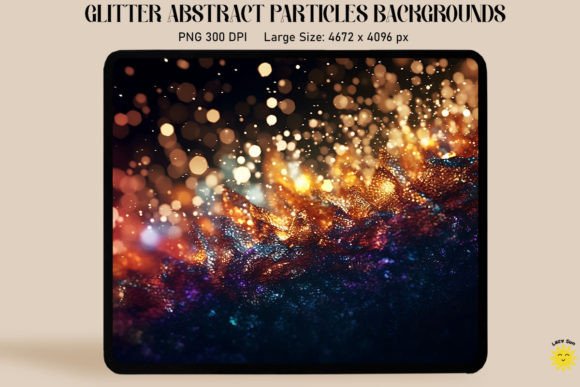 Colorful Glitter Abstract Backgrounds Graphics
