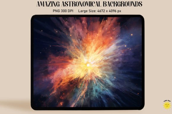 Cosmic Big Bang Backgrounds: Premium Graphics & Editorial Backgrounds