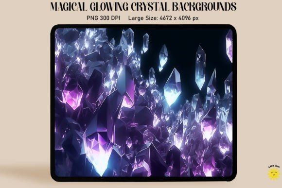 Ethereal Crystal Backgrounds: Premium Graphics for Editorial & Web Use