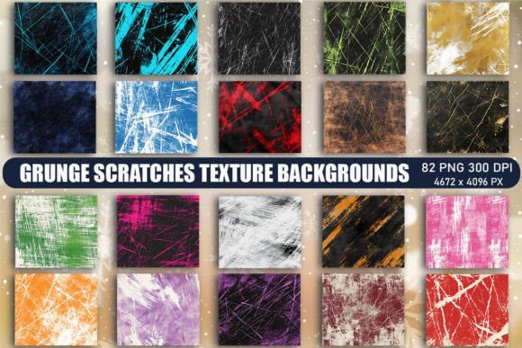 Grunge Scratches Texture Backgrounds: Graphics & Backgrounds