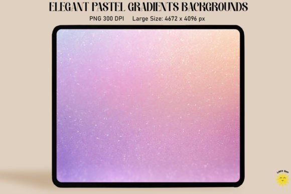 Lilac Yellow Pastel Gradient Backgrounds Graphics