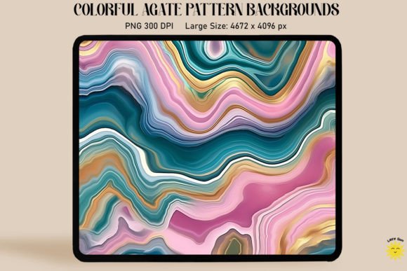 Luxurious Agate Pattern Backgrounds Graphics