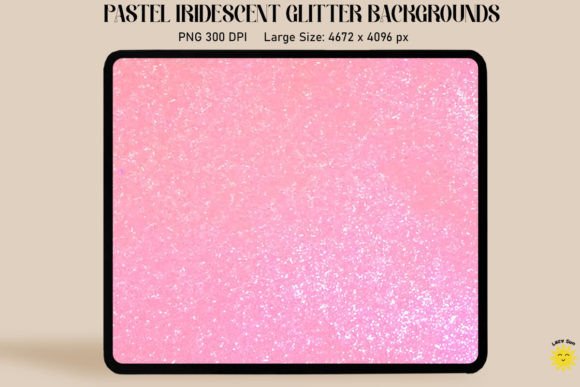 Pastel Pink Iridescent Backgrounds: Graphics for Local Brand Warmth