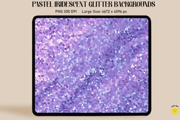 Pastel Purple Iridescent Backgrounds Graphics