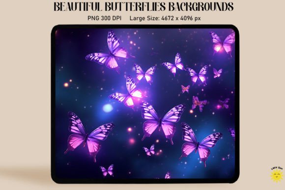 Pretty Butterflies Backgrounds Graphics