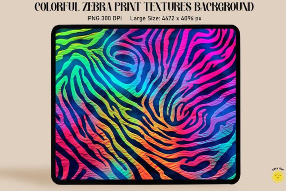 Pretty Neon Zebra Print Backgrounds