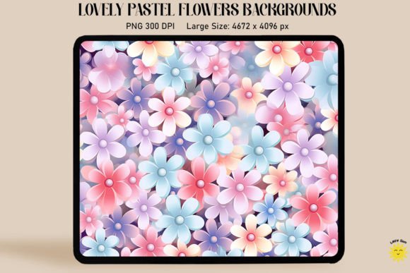 Tiny Pastel Flowers Backgrounds: Soft Graphics for Editorial Warmth