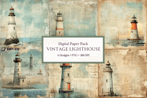 Vintage Lighthouse Backgrounds