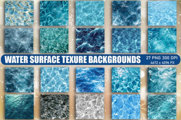 Water Surface Texture Backgrounds